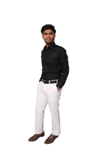 Combo: Black Shirt and White Pant (Unstitched)