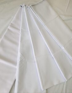 Unstitched White pant Fabric